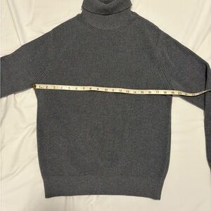 Buck Mason Charcoal Turtleneck Sweater